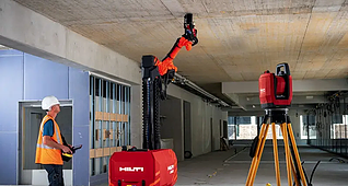 <span>Hilti unveils bim-enabled construction robot for mobile ceiling work </span>
