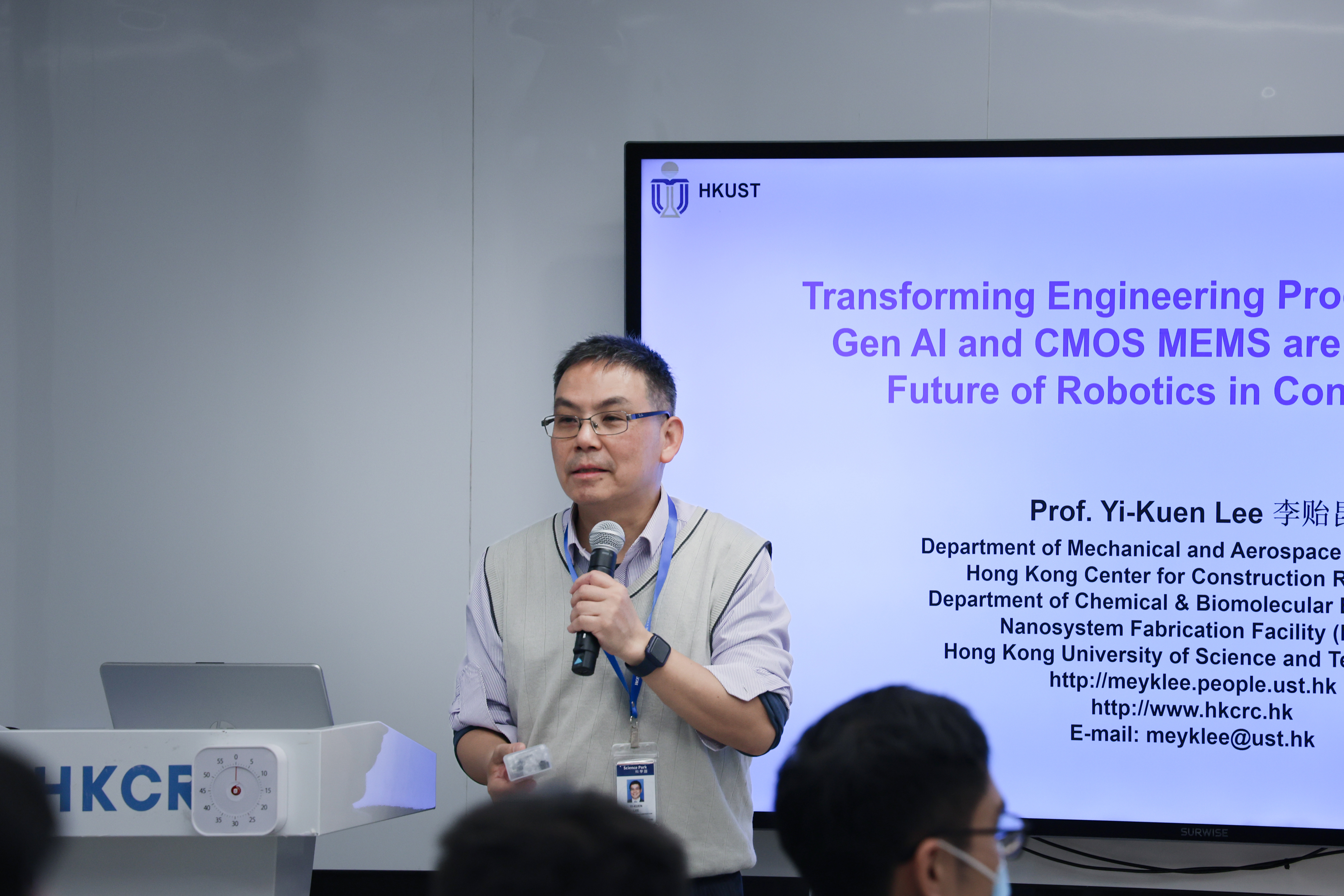 <span>Seminar: Transforming Engineering Productivity:  How Gen AI and CMOS MEMS are Shaping the Future of Robotics in Construction</span>
